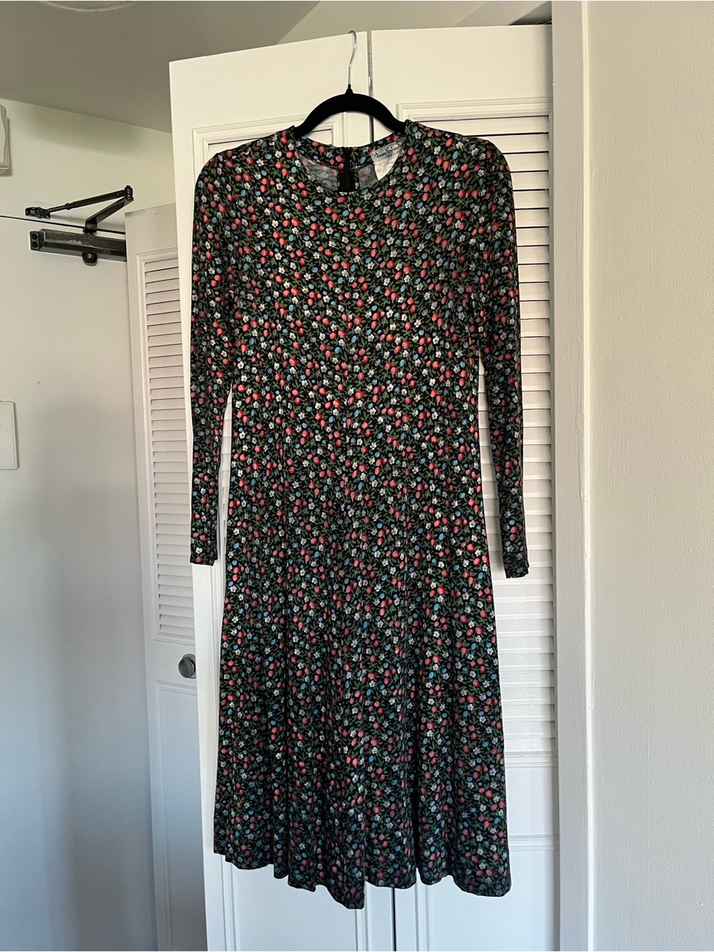 Vintage Diane Von Furstenberg floral midi dress